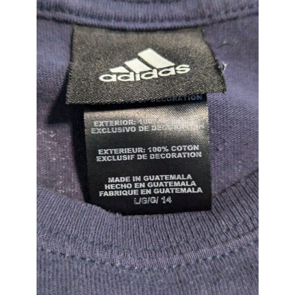 Adidas Kid's Cleveland Indians Cabrera 13 Navy T-Shirt L 14 - Picture 5 of 6